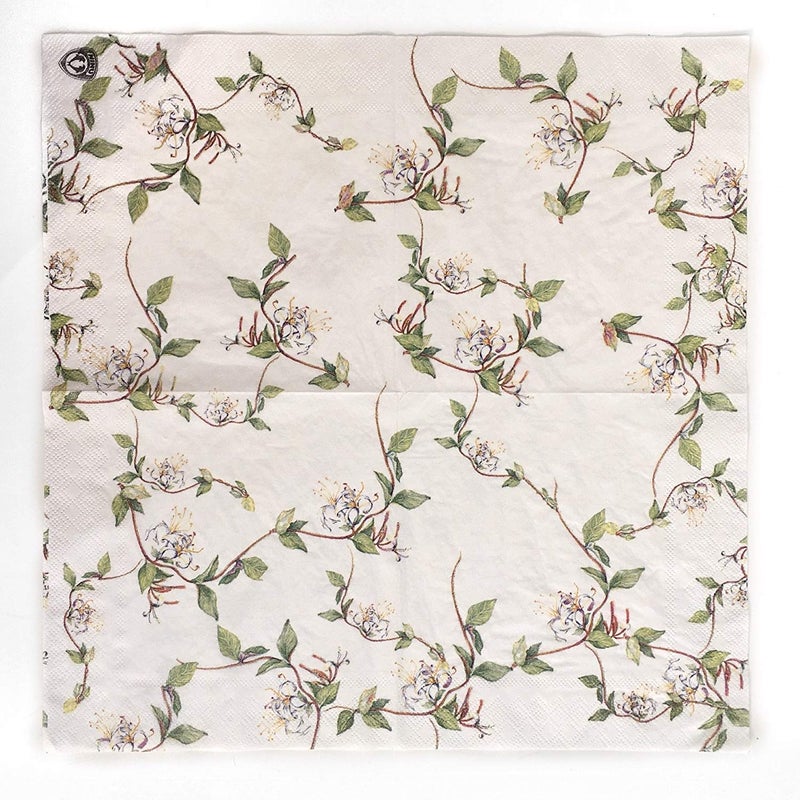 Zelten Colored Paper Napkins (Retro Vine) - Image 2